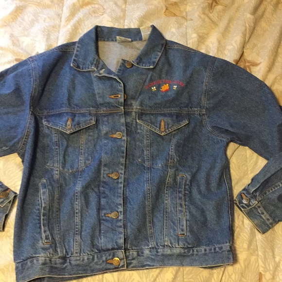 Winnie the Pooh Jean jacket size medium - Picture 2 of 8